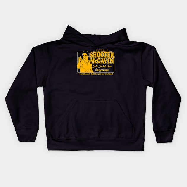 Shooter McGavin's Kids Hoodie by kamskir